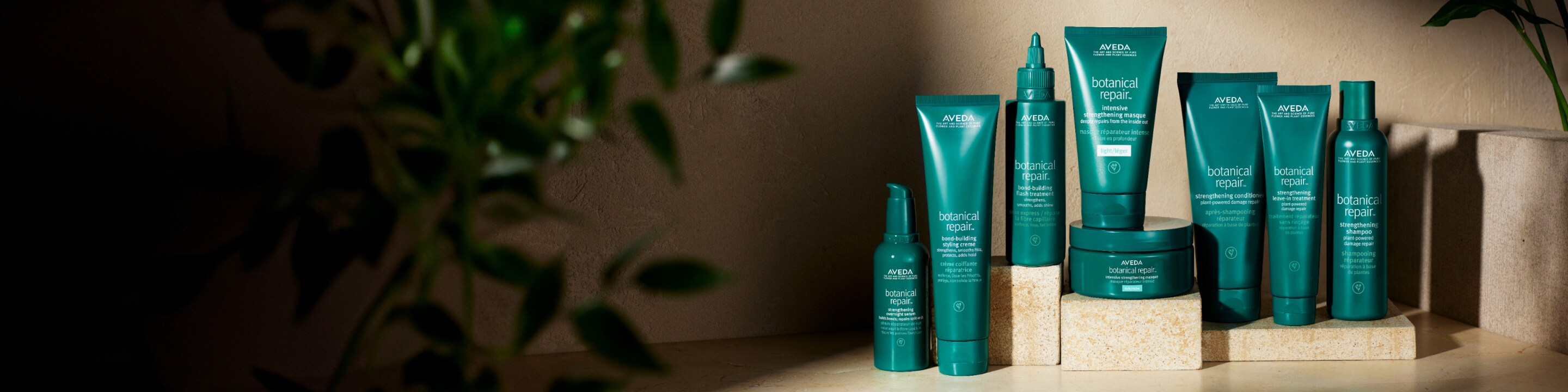 Shop plant powered, bond-building treatment to strengthen and repair damaged hair.