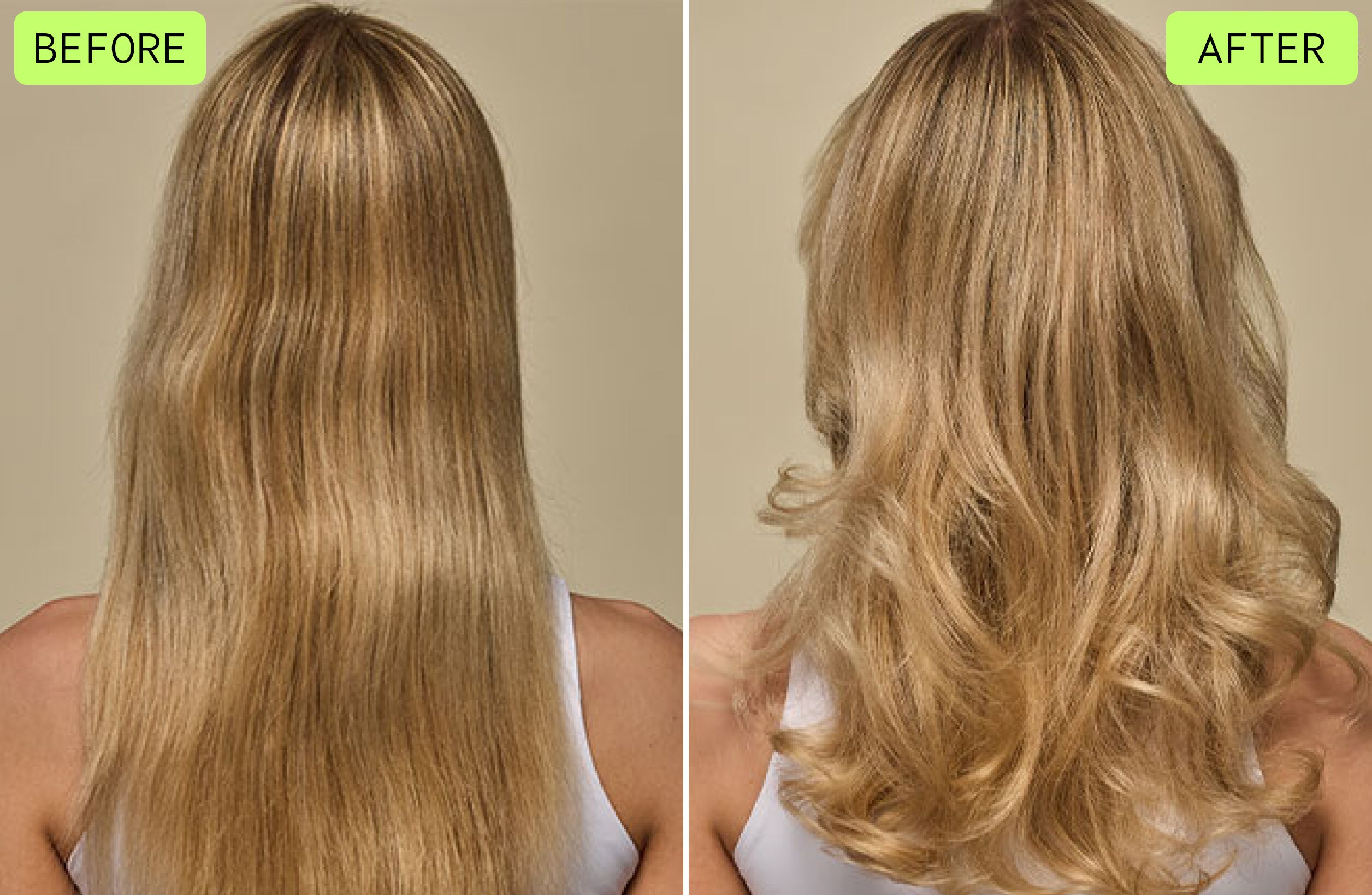 See the difference when using botanical repair