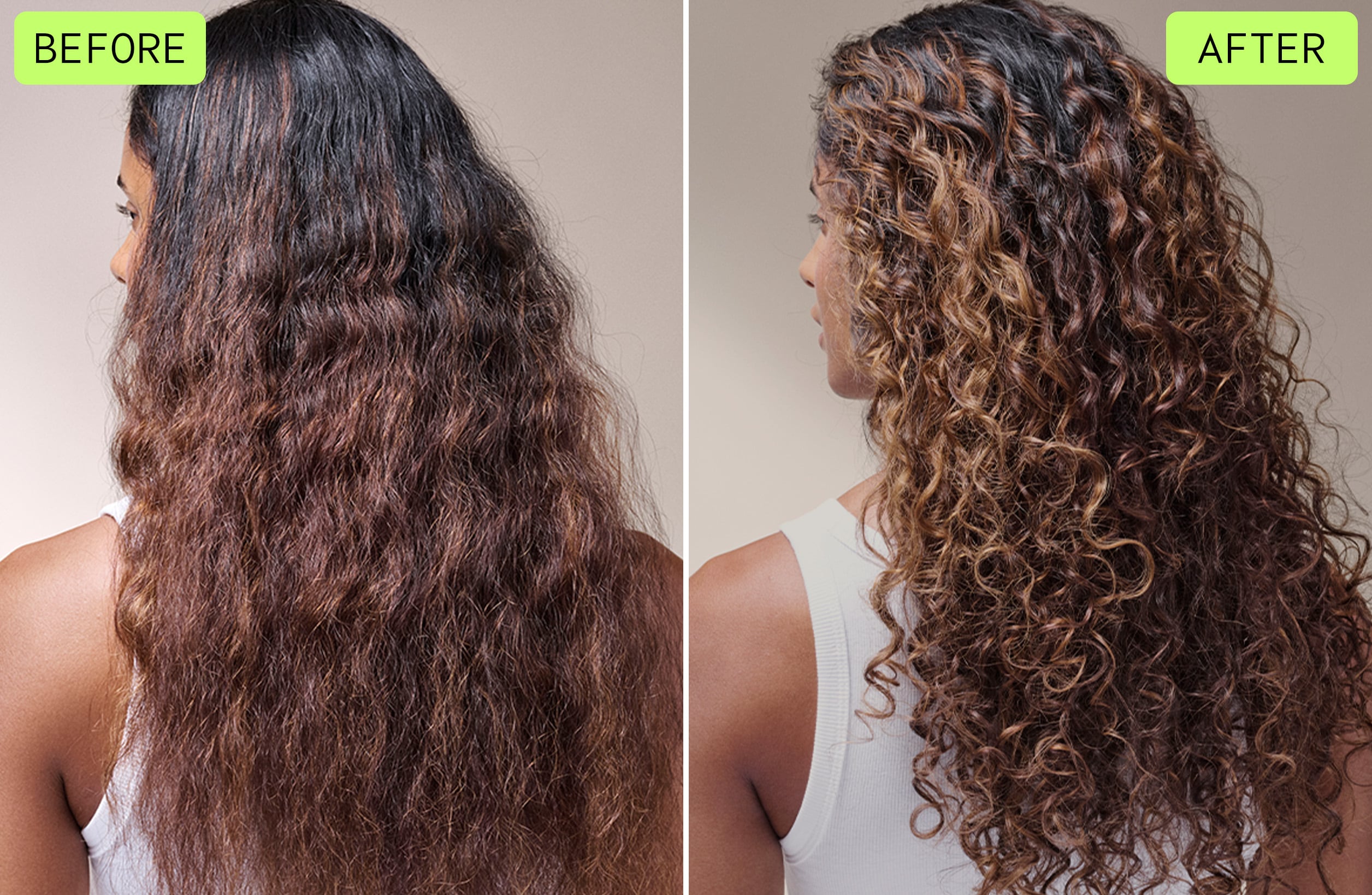 See the difference when using botanical repair