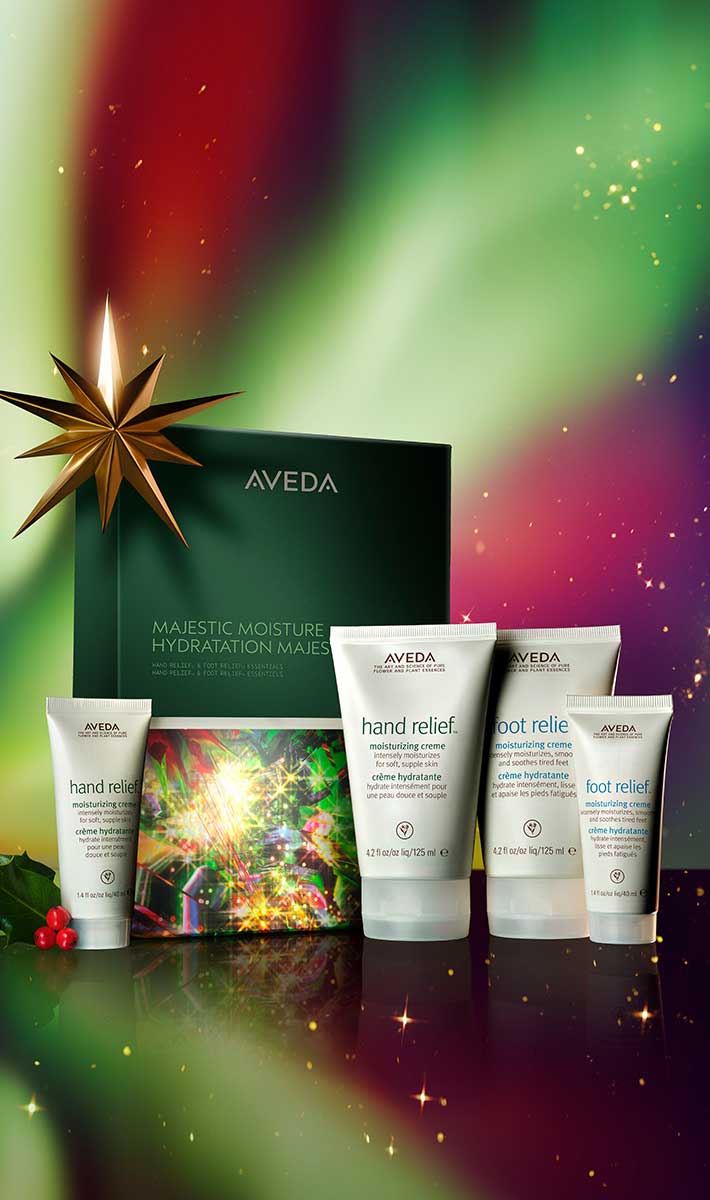 limited-edition majestic moisture hand relief™ & foot relief™ essentials gift set