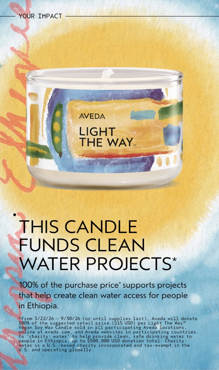 Limited-Edition Light The Way™ Vegan Soy Wax Candle with Rosemary Mint Aroma