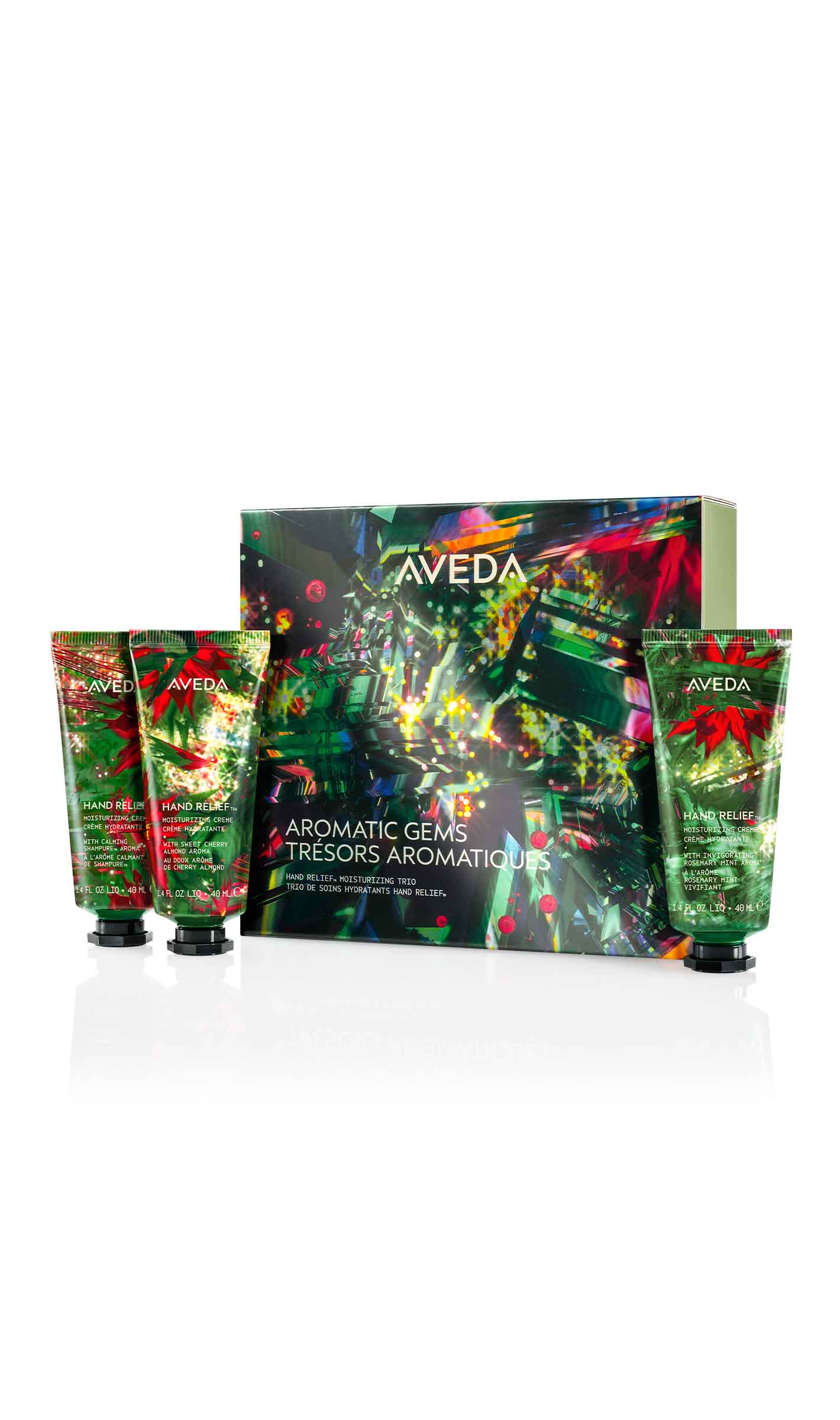 limited-edition aromatic gems hand relief™ moisturising trio gift set