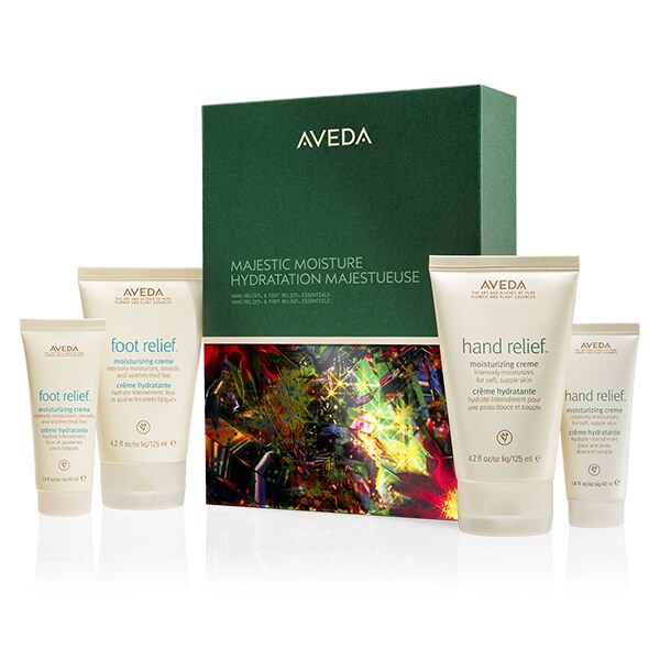 Worth £73 - AVEDA Limited-edition Majestic Moisture Hand Relief™ & Foot Relief™ Essentials Gift Set - 4-piece