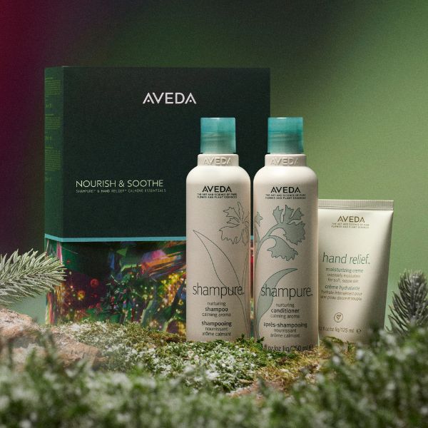 Worth £72 - AVEDA Limited-edition Serene Spirit Shampure™ Hair Essentials Gift Set - 3-piece